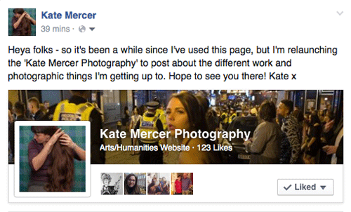 Find me on Facebook - Kate Mercer Photography